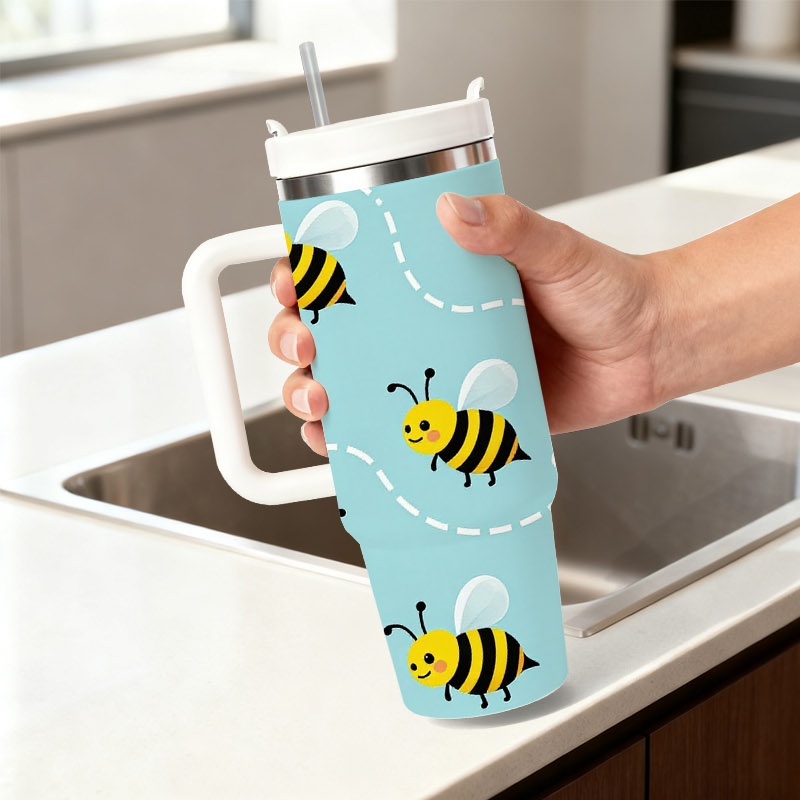 Забавный принт с мультяшной пч – обзор и цена Sublimation Mug White