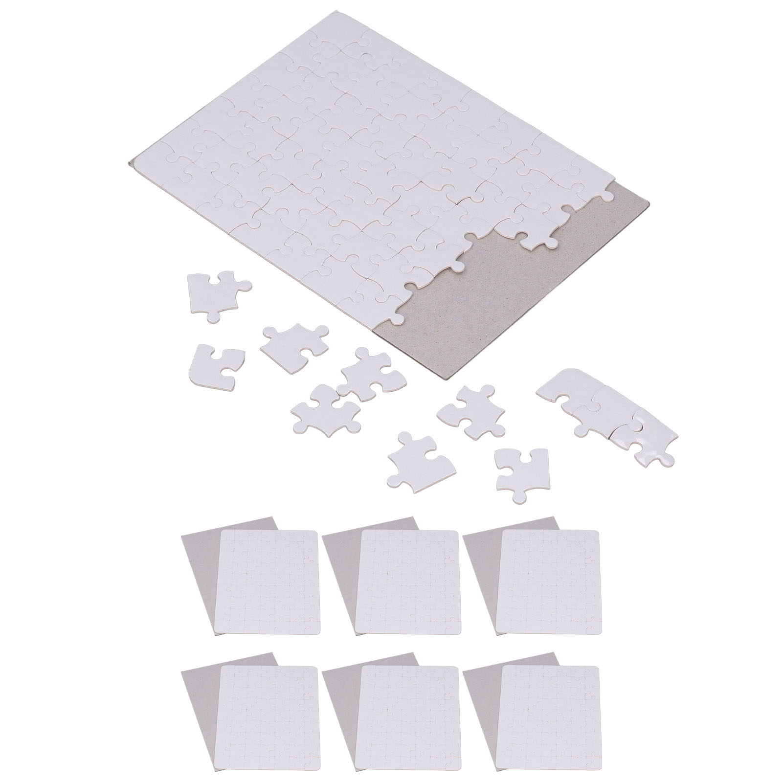 6 компл. пустых пазлов 13x18 с – обзор и цена Puzzle Blank White