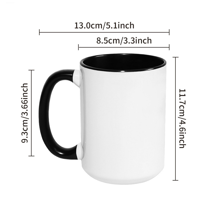 Керамическая кружка 450 мл (15 – обзор и цена Sublimation Mug White